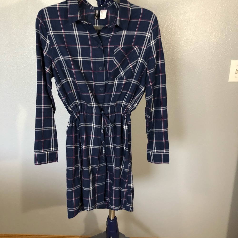 H&M Plaid Flannel Dress